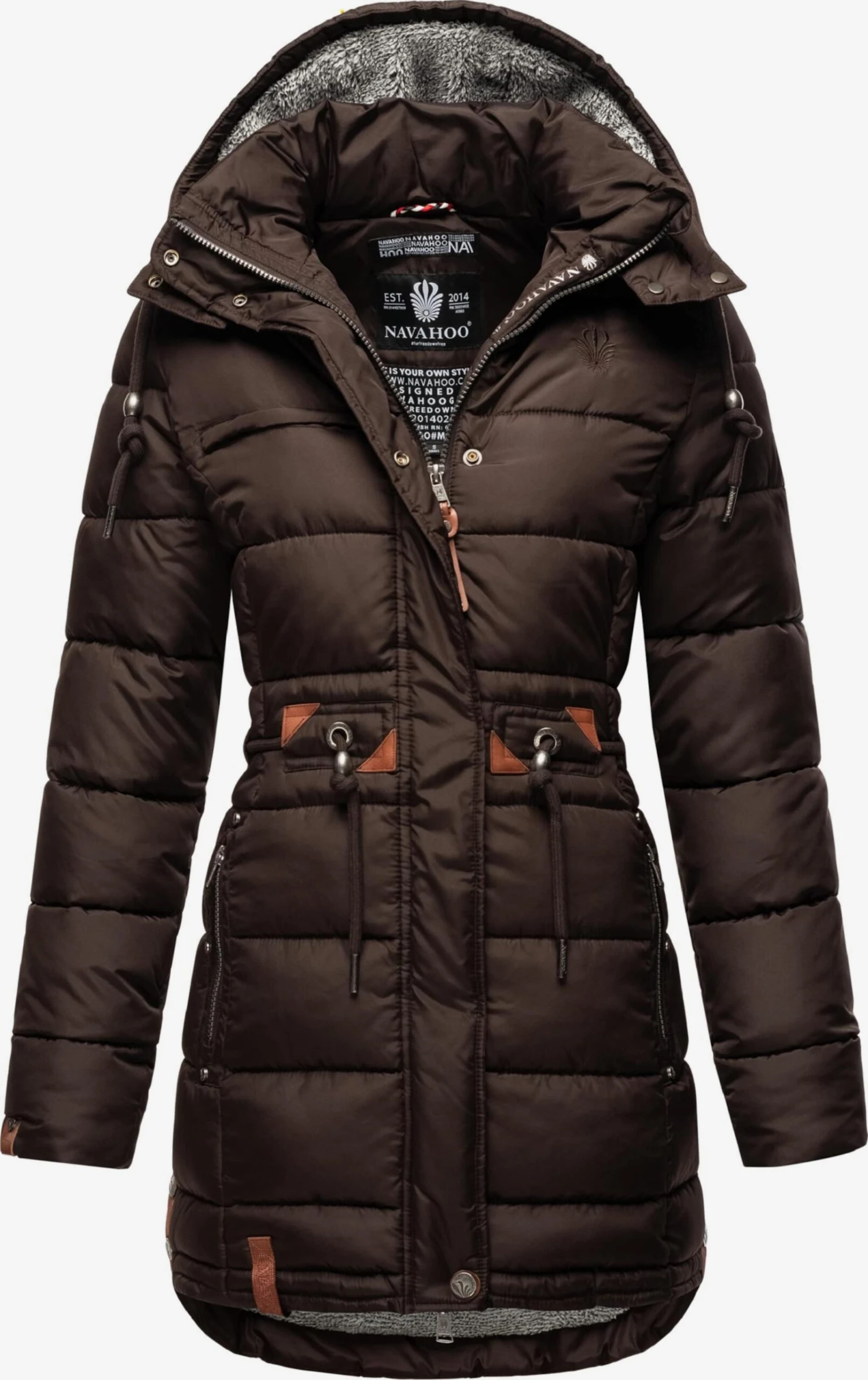 Navahoo Manteaux Dhiver Manteau D’hiver Dalie Femme Chocolat 1 Navahoo Manteaux Dhiver Manteau D’hiver Dalie Femme Chocolat