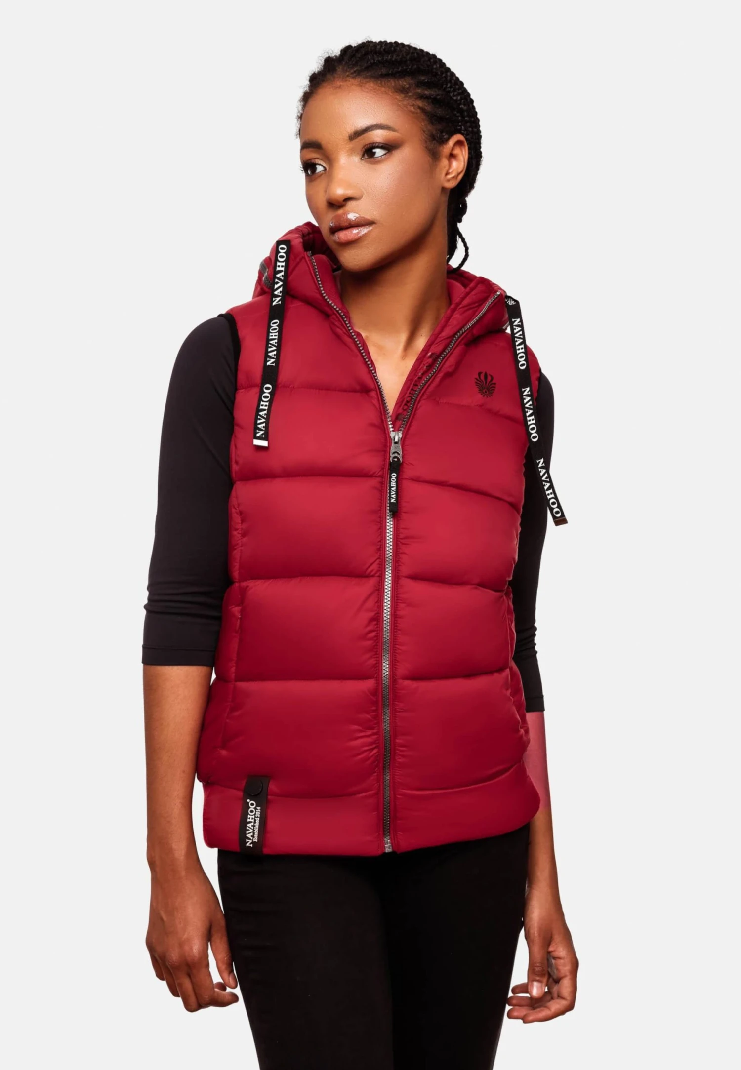 Navahoo Vestes Sans Manches Gilet Kassidy Femme Rouge Rouille 3 Navahoo Vestes Sans Manches Gilet Kassidy Femme Rouge Rouille – Image 3