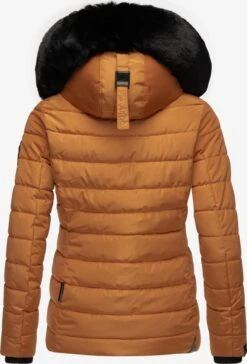 Navahoo Vestes Dhiver Veste D’hiver Milianaa Femme Jaune Foncé -Navahoo c1163984e7e5a15092afcd48c10fb4b1