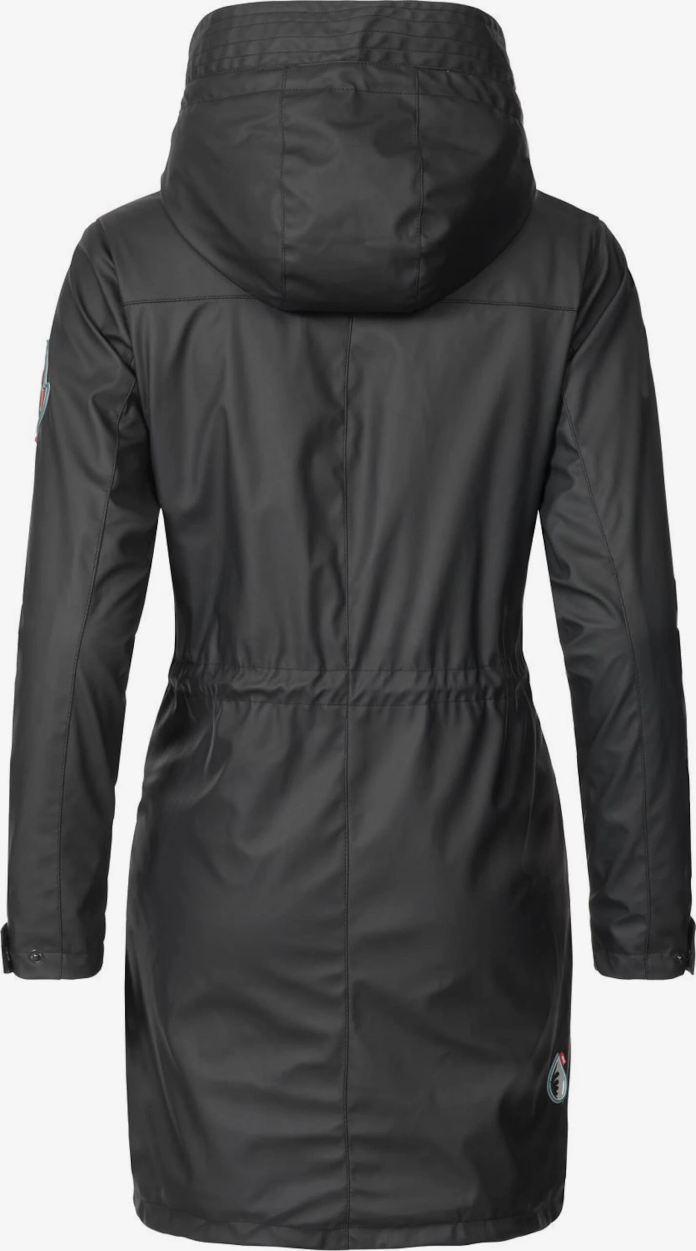 Navahoo Manteaux De Pluie Manteau Mi-saison Deike Femme Noir 2 Navahoo Manteaux De Pluie Manteau Mi-saison Deike Femme Noir – Image 2