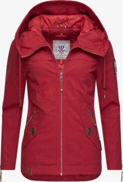 Navahoo Vestes De Mi-saison Veste Mi-saison Wekoo Femme Rouge