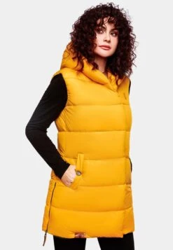 Navahoo Vestes Sans Manches Gilet Madilynaa Femme Jaune Dor -Navahoo c4c6712444851e9a8f856d14f3fb2173