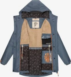 Navahoo Manteaux De Pluie Manteau Mi-saison Rainy Forest Femme Bleu-gris -Navahoo c4c926fd6bae9e56d086866f31dae21e