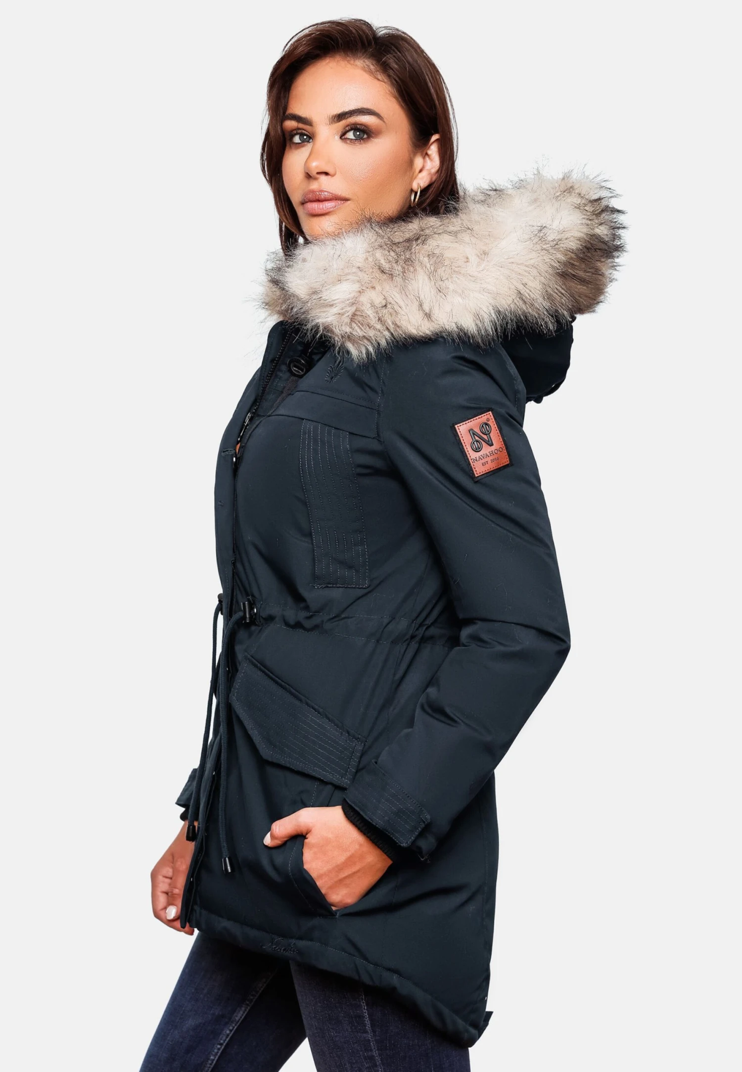 Navahoo Parkas Parka D’hiver Femme Bleu Foncé 7 Navahoo Parkas Parka D’hiver Femme Bleu Foncé – Image 7
