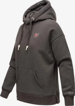 Navahoo Sweats à Capuche Sweat-shirt Goldfee Femme Gris Foncé -Navahoo c74e2f35254a57bd8d52a7eeab6fc9e8