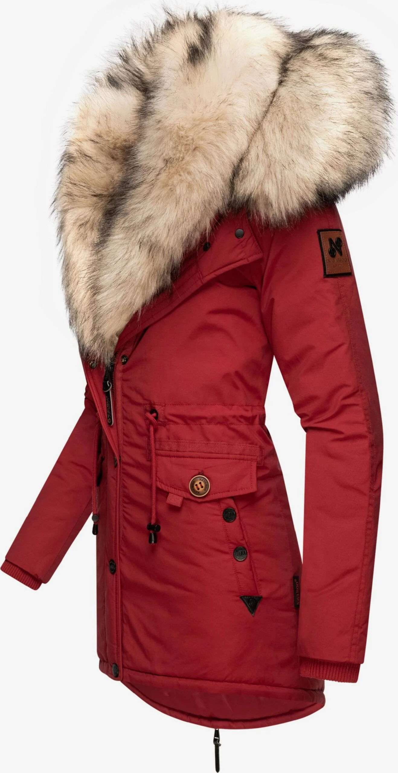 Navahoo Parkas Parka D’hiver Sweety Femme Rouge 2 Navahoo Parkas Parka D’hiver Sweety Femme Rouge – Image 2