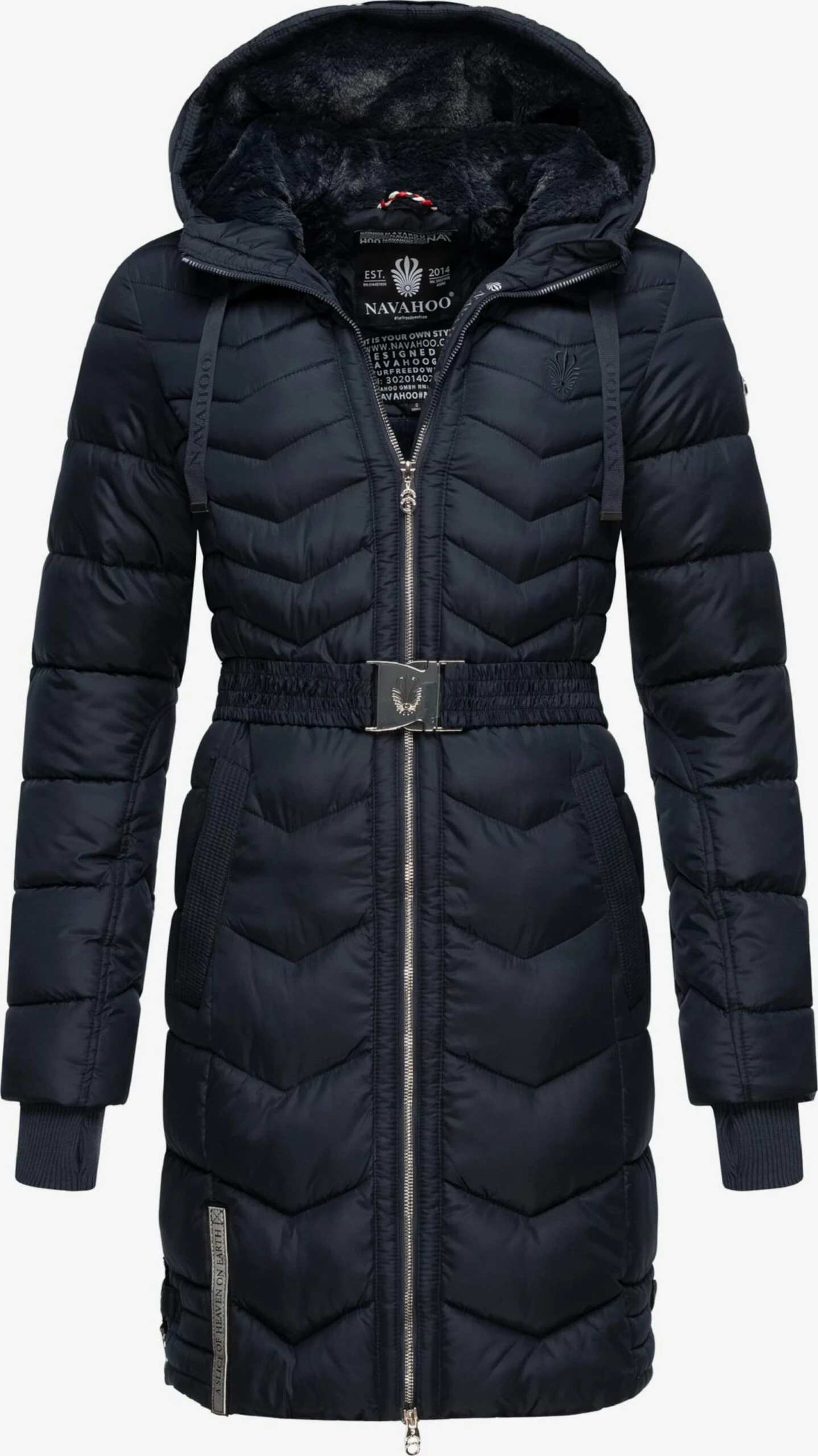 Navahoo Manteaux Dhiver Manteau D’hiver Alpenveilchen Femme Bleu Marine 4 Navahoo Manteaux Dhiver Manteau D’hiver Alpenveilchen Femme Bleu Marine – Image 4