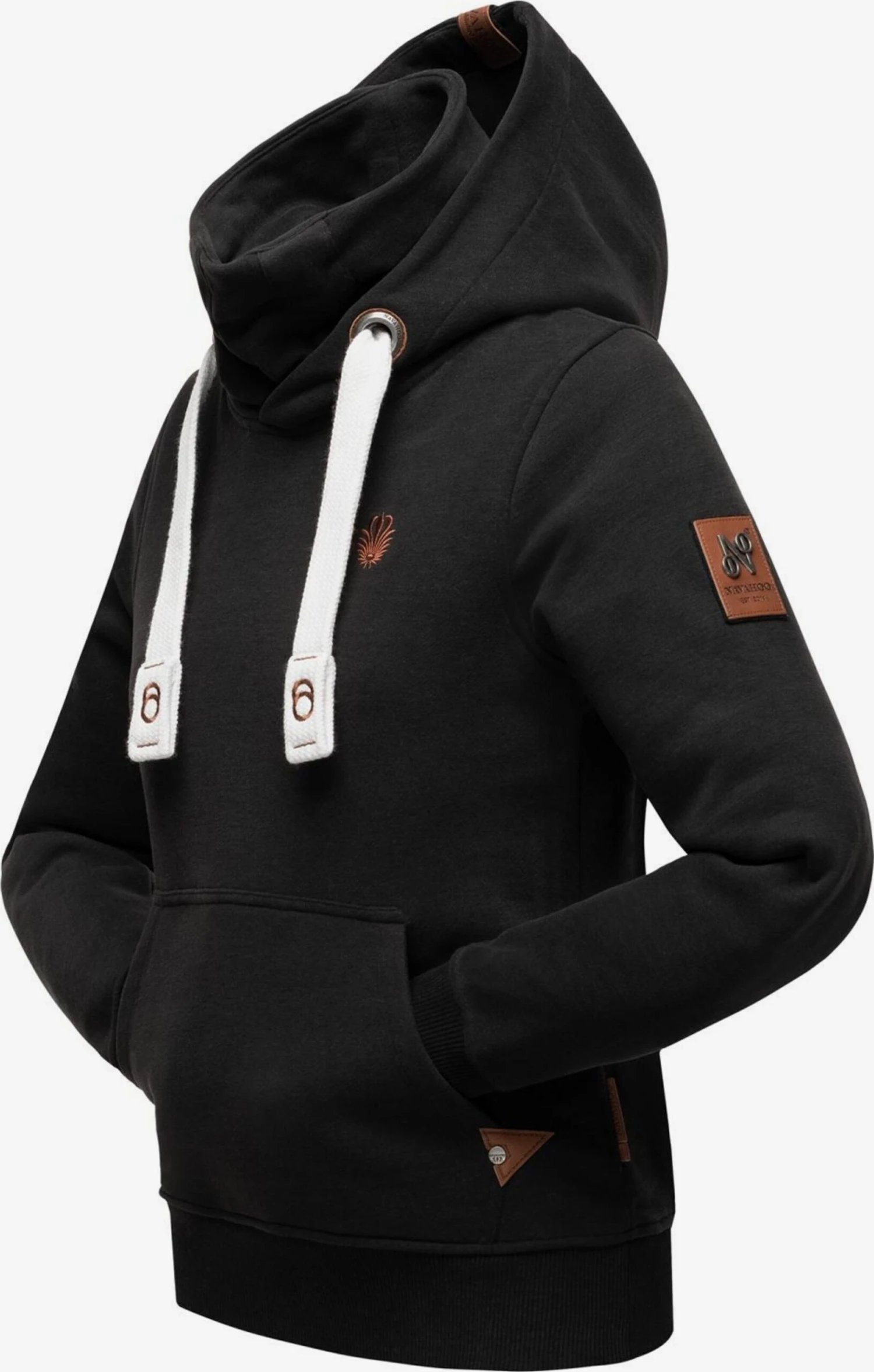 Navahoo Sweats à Capuche Sweat-shirt Raniaa Femme Noir 2 Navahoo Sweats à Capuche Sweat-shirt Raniaa Femme Noir – Image 2