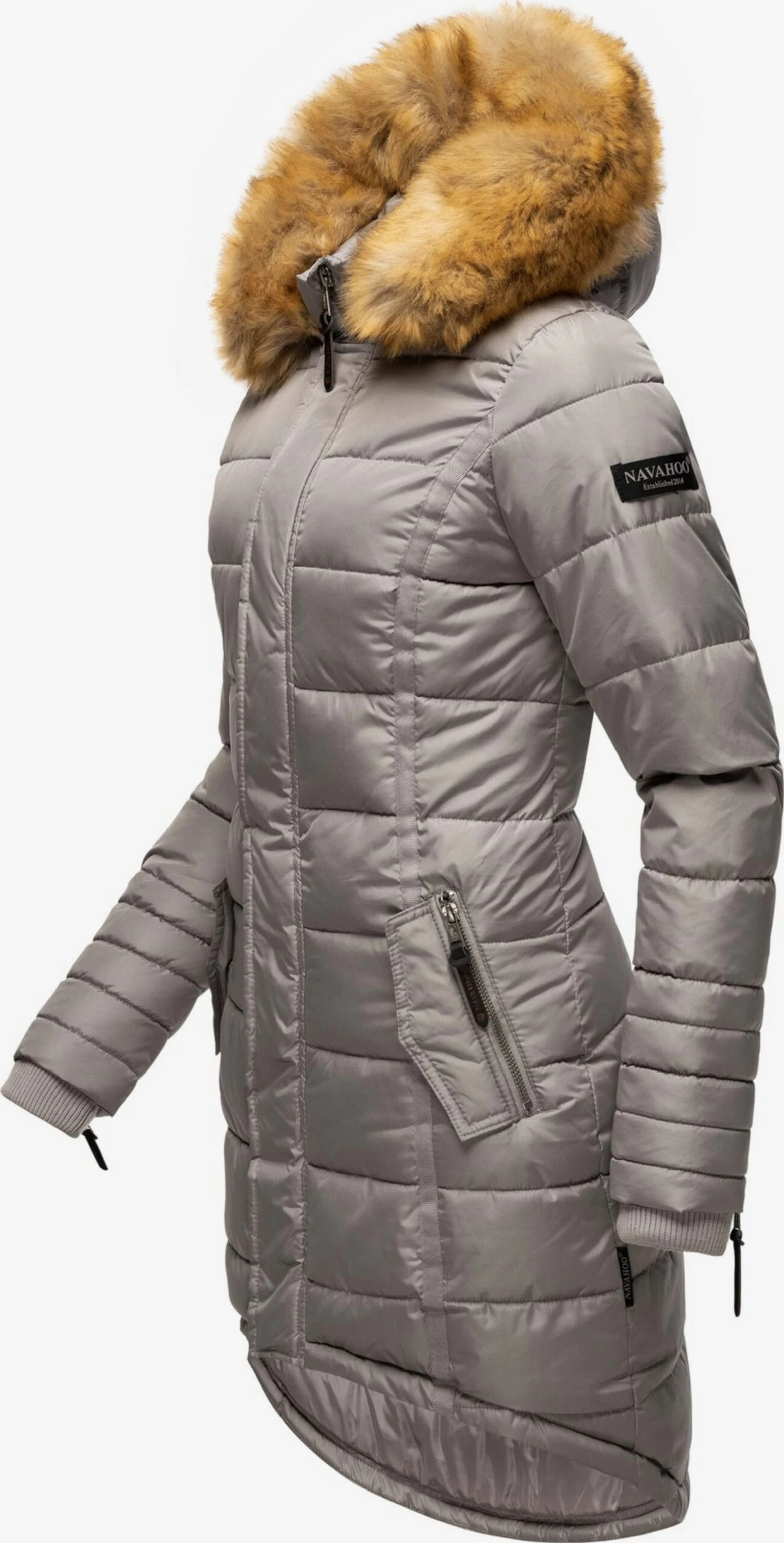 Navahoo Manteaux Dhiver Manteau D’hiver Papaya Femme Gris Argenté 2 Navahoo Manteaux Dhiver Manteau D’hiver Papaya Femme Gris Argenté – Image 2