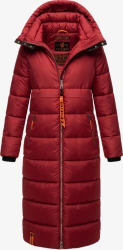 Navahoo Manteaux Dhiver Manteau D’hiver Femme Rouge Sang