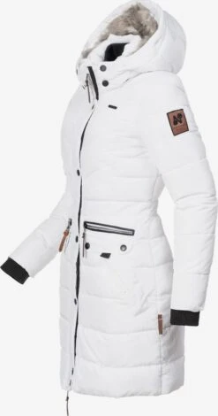 Navahoo Manteaux Dhiver Manteau D’hiver Paula Femme Blanc -Navahoo d053e9c19331dbb09ed5d11688c46a08