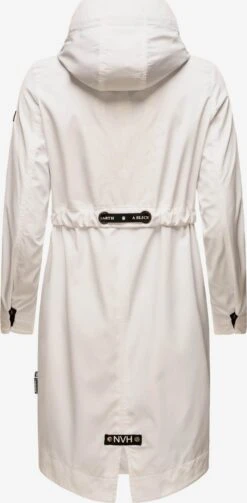 Navahoo Parkas Parka Mi-saison Josinaa Femme Blanc -Navahoo d057a31b8fbfe1584533898e486bb96c