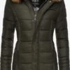 Navahoo Manteaux Dhiver Manteau D’hiver Papaya Femme Olive