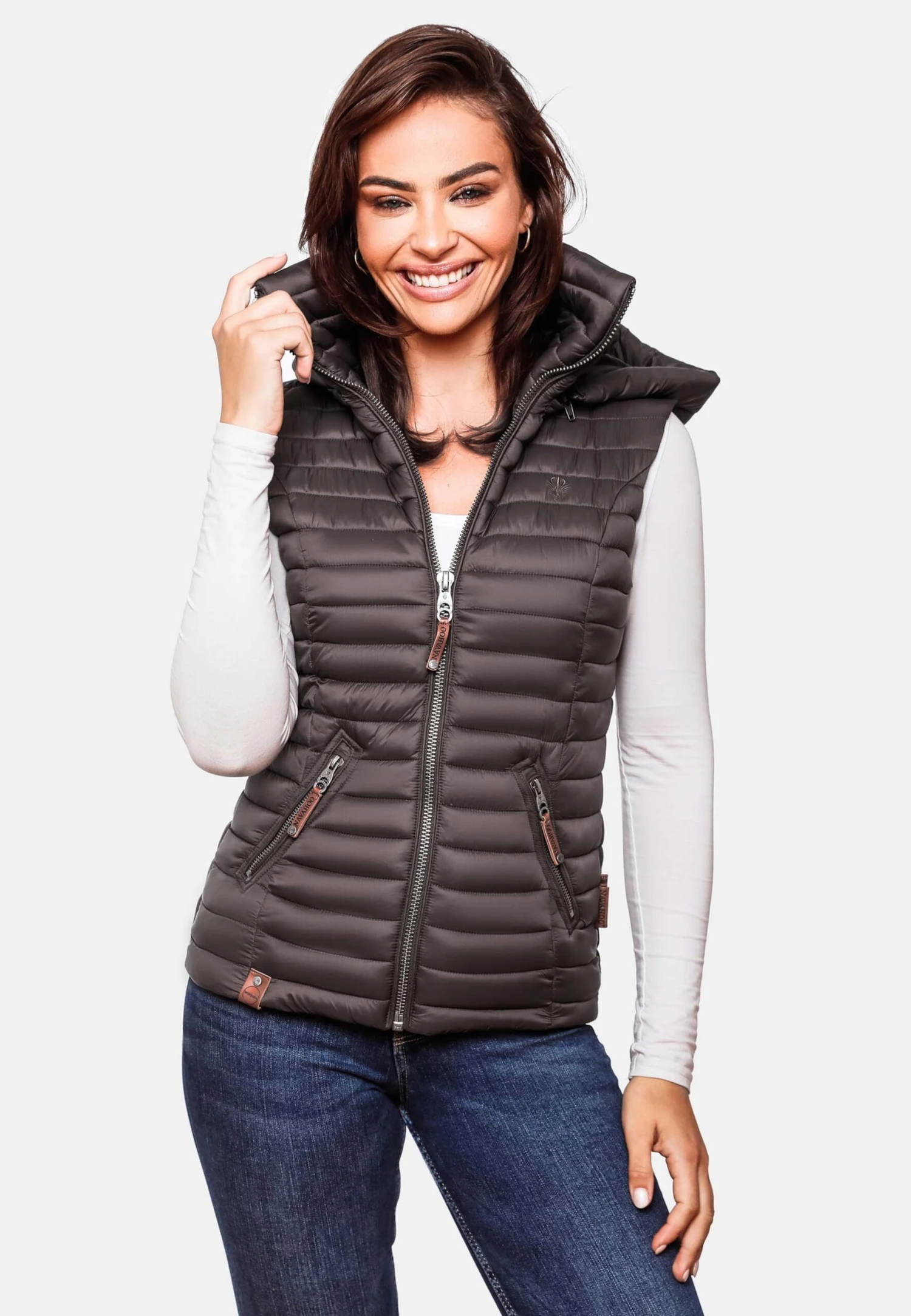 Navahoo Vestes Sans Manches Gilet Shadaa Femme Anthracite 5 Navahoo Vestes Sans Manches Gilet Shadaa Femme Anthracite – Image 5