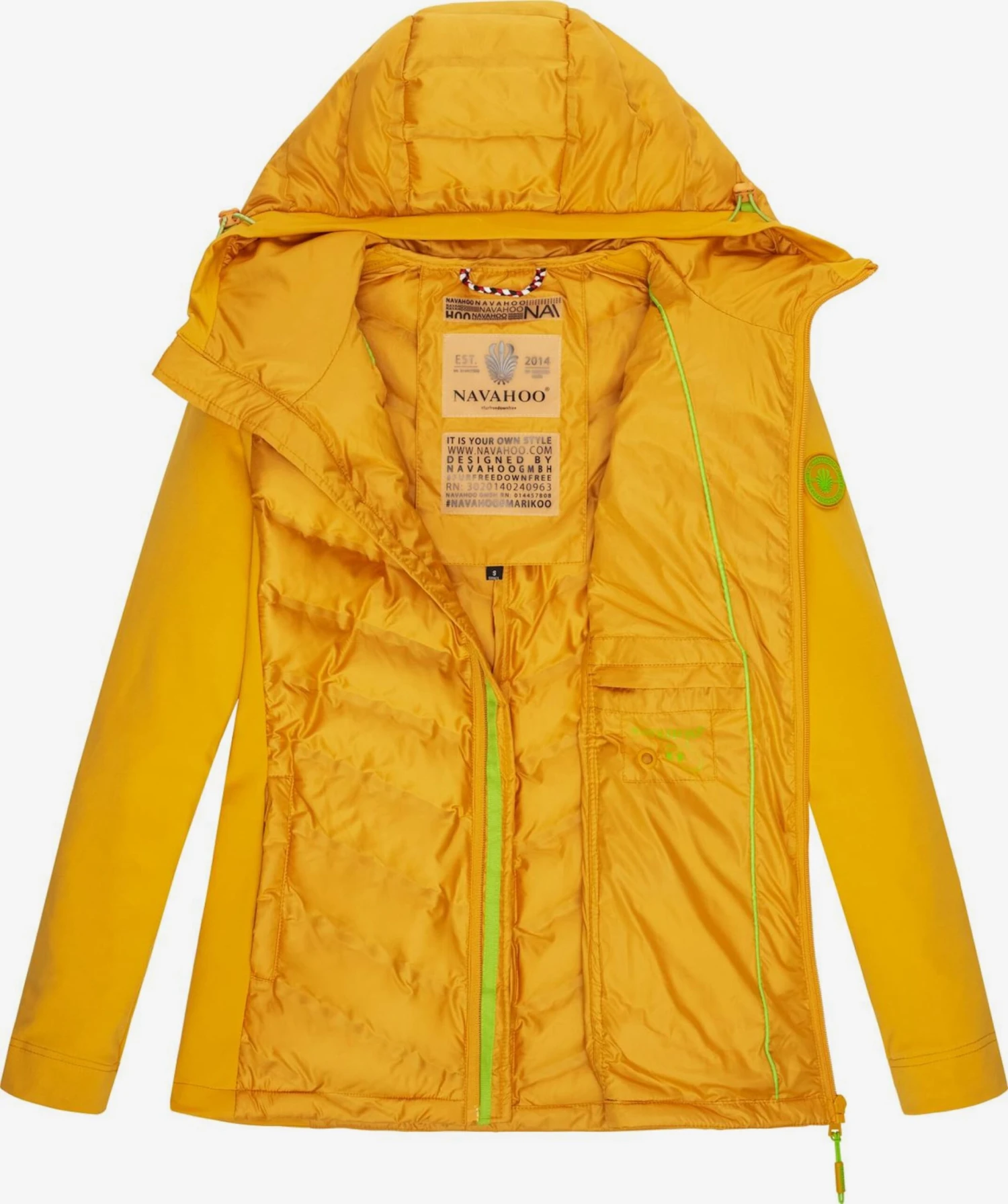 Navahoo Vestes De Mi-saison Veste Mi-saison Nimm Mich Mit Femme Jaune 4 Navahoo Vestes De Mi-saison Veste Mi-saison Nimm Mich Mit Femme Jaune – Image 4