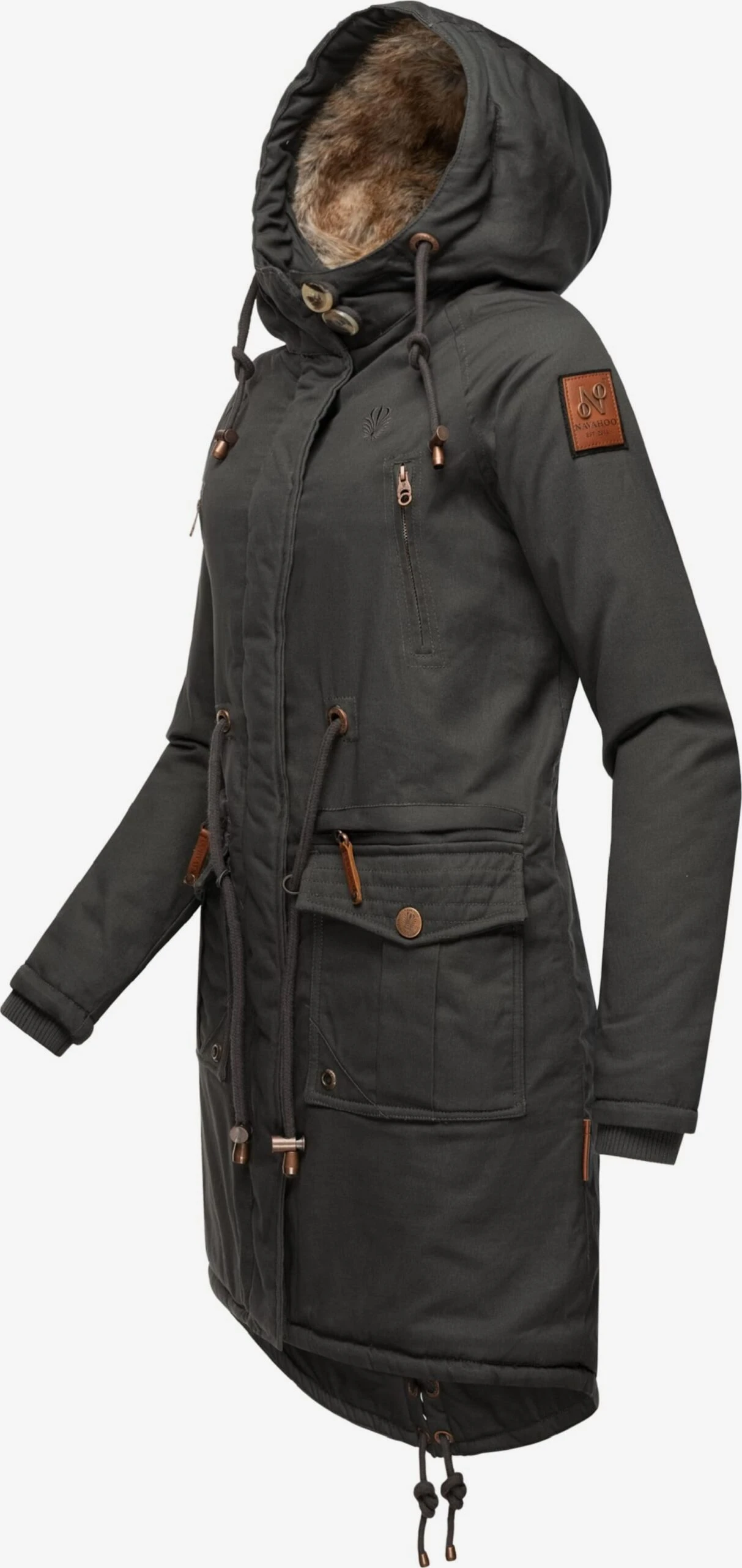 Navahoo Parkas Parka D’hiver Rosinchen Femme Marron 4 Navahoo Parkas Parka D’hiver Rosinchen Femme Marron – Image 4