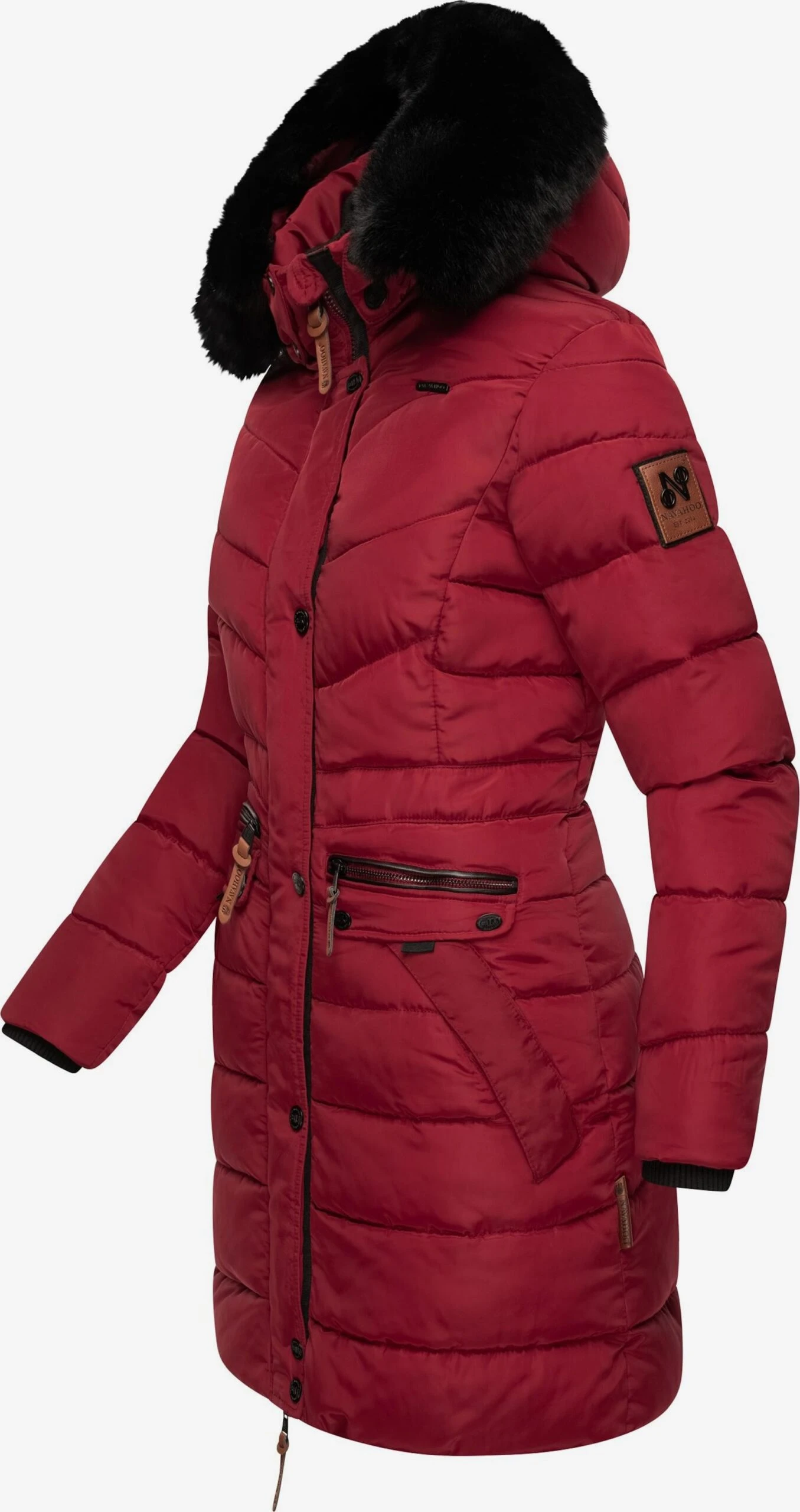 Navahoo Manteaux Dhiver Manteau D’hiver Paula Femme Rouge 3 Navahoo Manteaux Dhiver Manteau D’hiver Paula Femme Rouge – Image 3