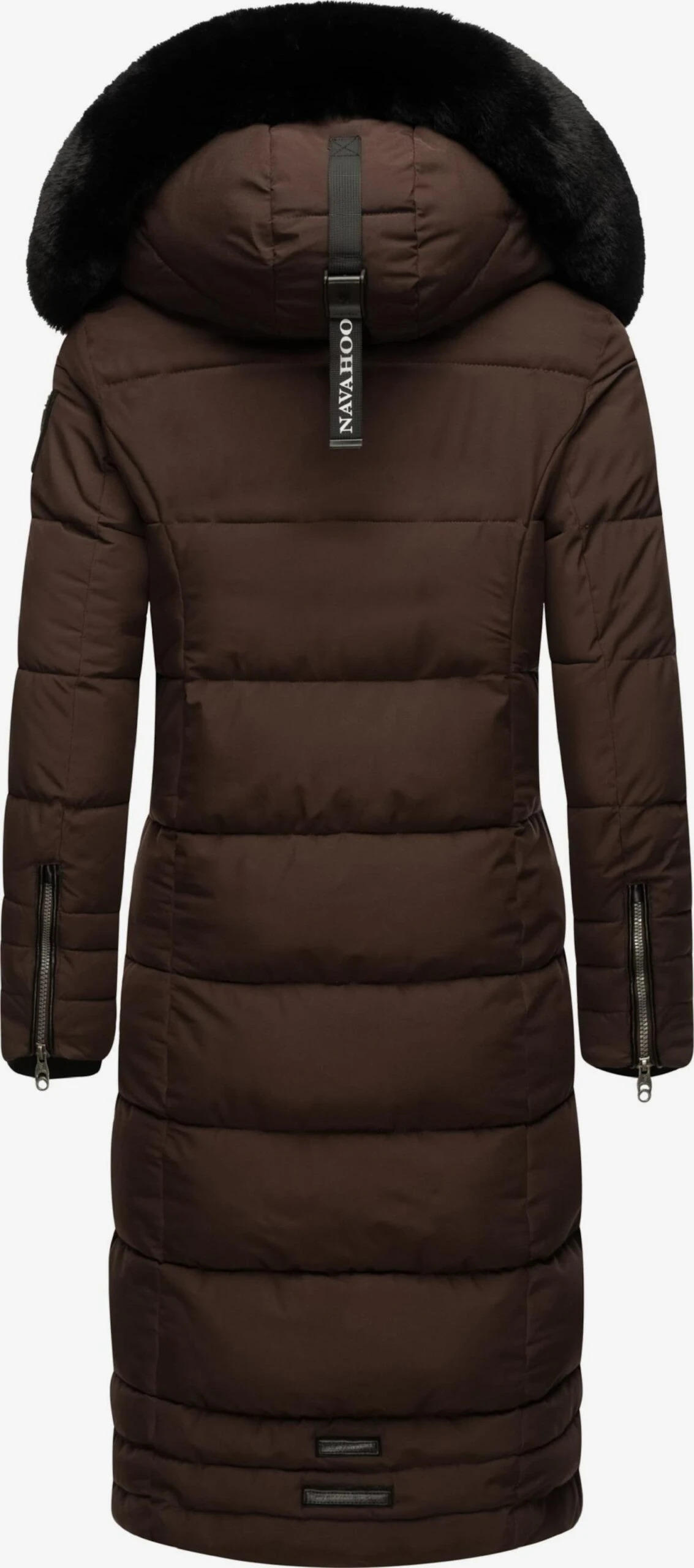 Navahoo Manteaux Dhiver Manteau D’hiver Fahmiyaa Femme Brun Foncé 3 Navahoo Manteaux Dhiver Manteau D’hiver Fahmiyaa Femme Brun Foncé – Image 3