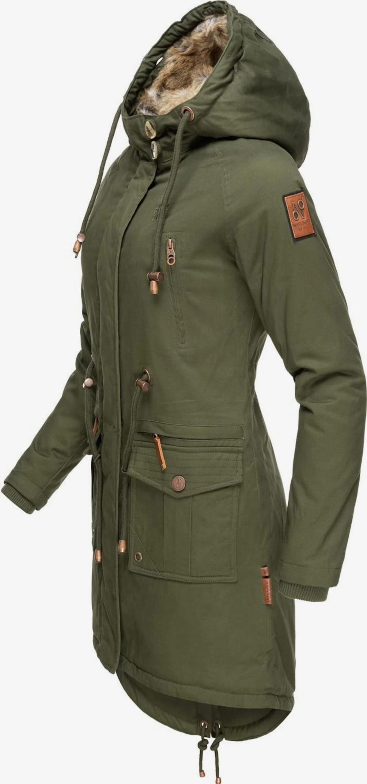 Navahoo Parkas Parka D’hiver Rosinchen Femme Kaki 4 Navahoo Parkas Parka D’hiver Rosinchen Femme Kaki – Image 4