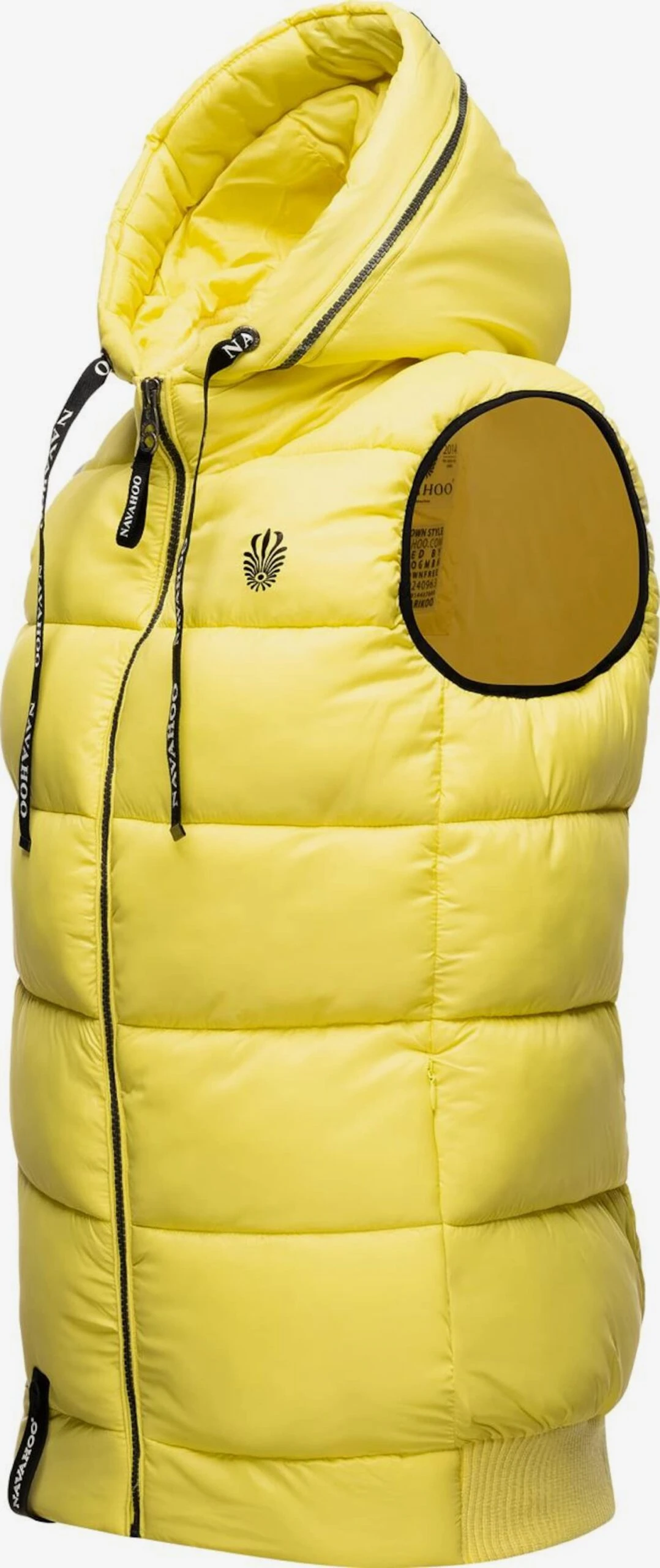 Navahoo Vestes Sans Manches Gilet Kassidy Femme Jaune 3 Navahoo Vestes Sans Manches Gilet Kassidy Femme Jaune – Image 3