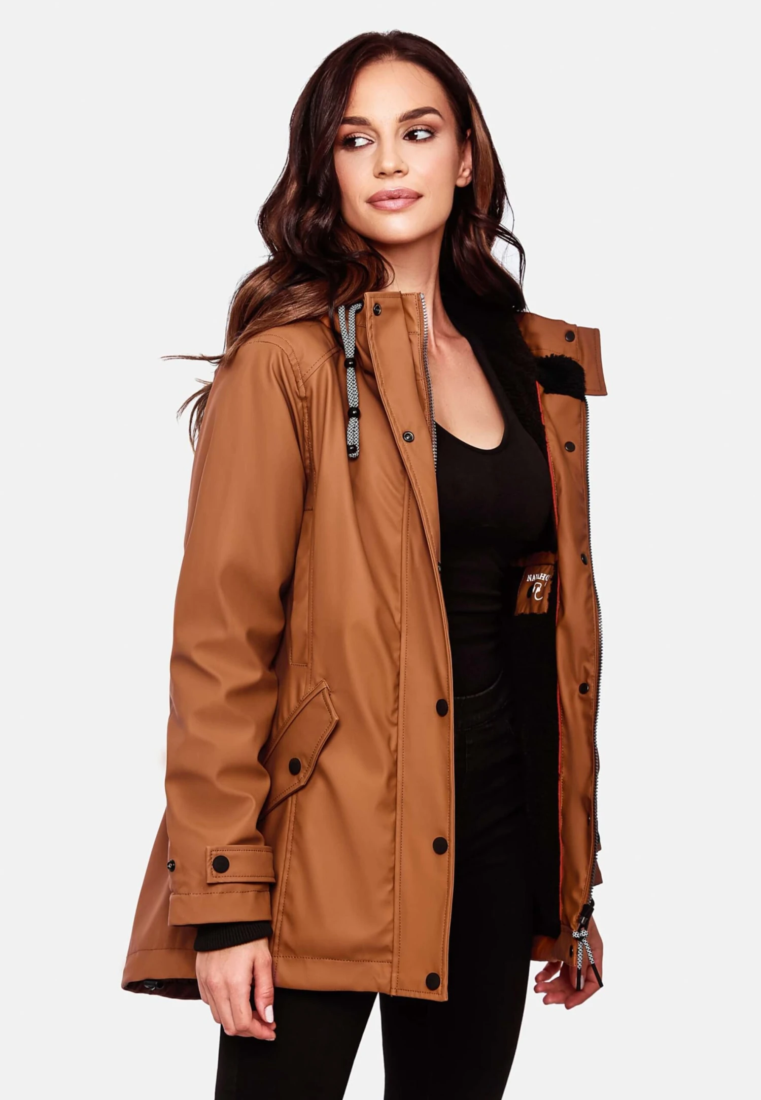 Navahoo Vestes Dhiver Veste D’hiver Lindraa Femme Rouille 8 Navahoo Vestes Dhiver Veste D’hiver Lindraa Femme Rouille – Image 8