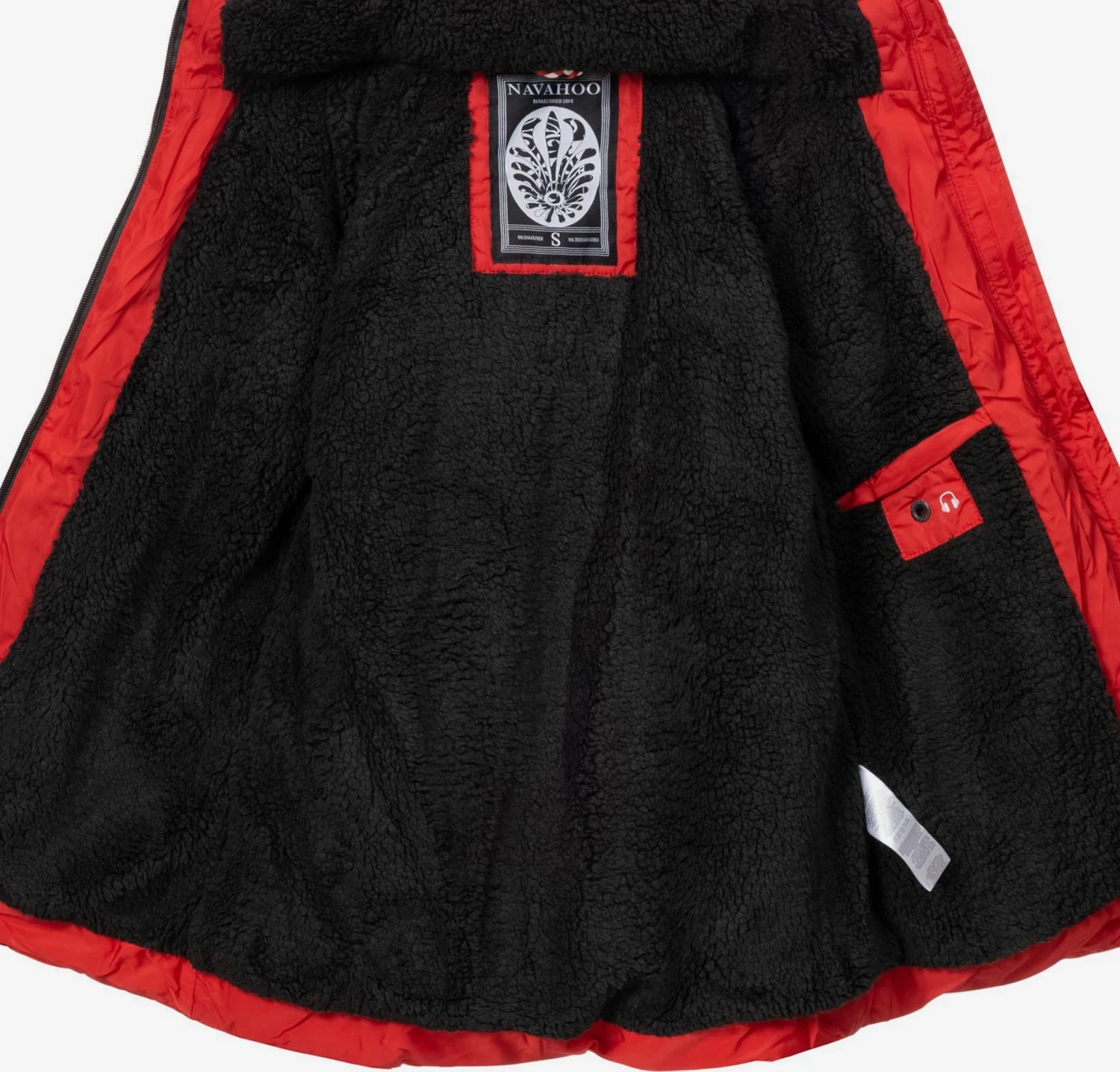 Navahoo Vestes Dhiver Veste D’hiver Adele Femme Rouge 9 Navahoo Vestes Dhiver Veste D’hiver Adele Femme Rouge – Image 9