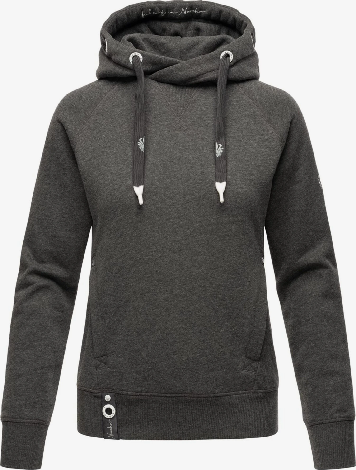 Navahoo Sweats à Capuche Sweat-shirt Liebesmäuschen Femme Gris Foncé 1 Navahoo Sweats à Capuche Sweat-shirt Liebesmäuschen Femme Gris Foncé