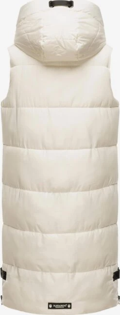 Navahoo Vestes Sans Manches Gilet Femme Blanc -Navahoo dddced08b371ee4557cc89cfef619cde