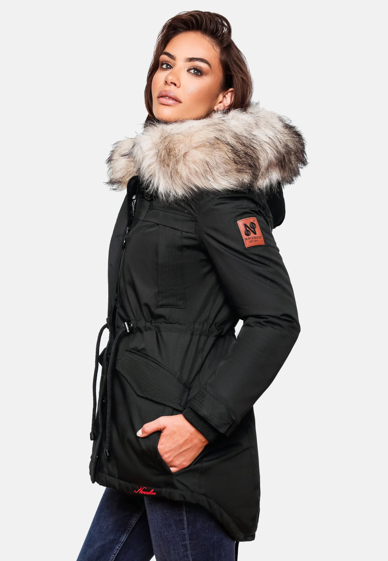 Navahoo Parkas Parka D’hiver Femme Noir 8 Navahoo Parkas Parka D’hiver Femme Noir – Image 8