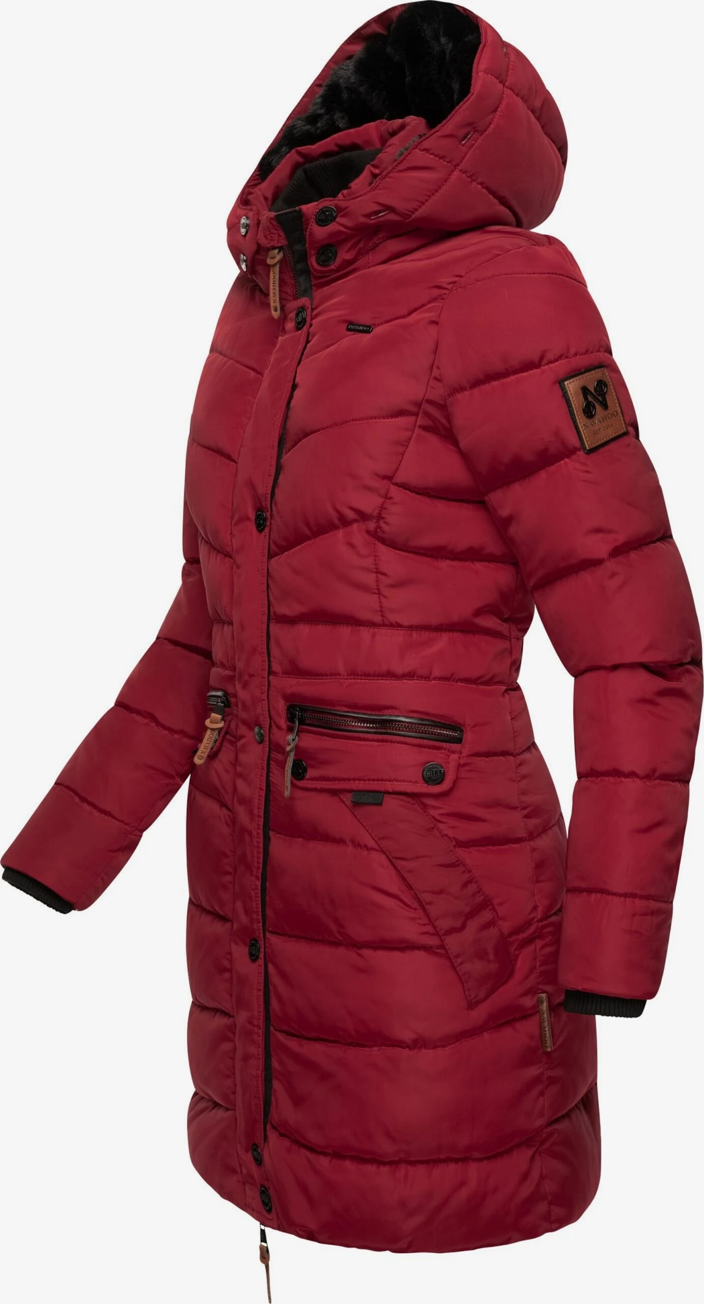 Navahoo Manteaux Dhiver Manteau D’hiver Paula Femme Rouge 4 Navahoo Manteaux Dhiver Manteau D’hiver Paula Femme Rouge – Image 4