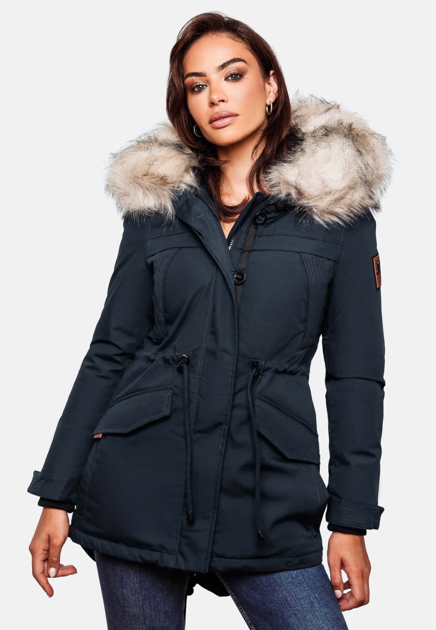 Navahoo Parkas Parka D’hiver Femme Bleu Foncé 6 Navahoo Parkas Parka D’hiver Femme Bleu Foncé – Image 6