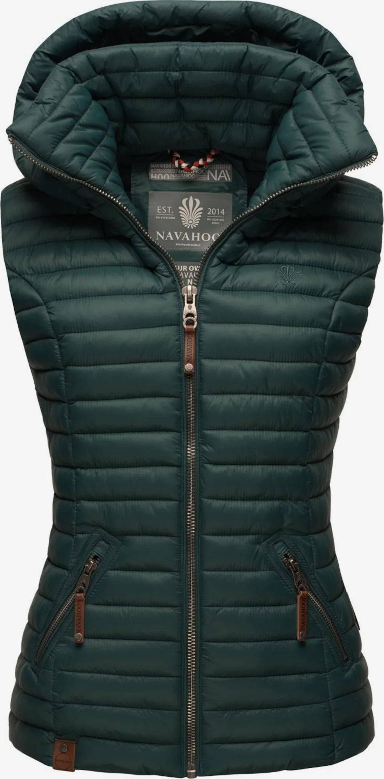 Navahoo Vestes Sans Manches Gilet Shadaa Femme Vert Foncé 1 Navahoo Vestes Sans Manches Gilet Shadaa Femme Vert Foncé