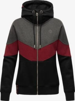 Navahoo Sweats Zippés Veste De Survêtement Honigperle Femme Noir