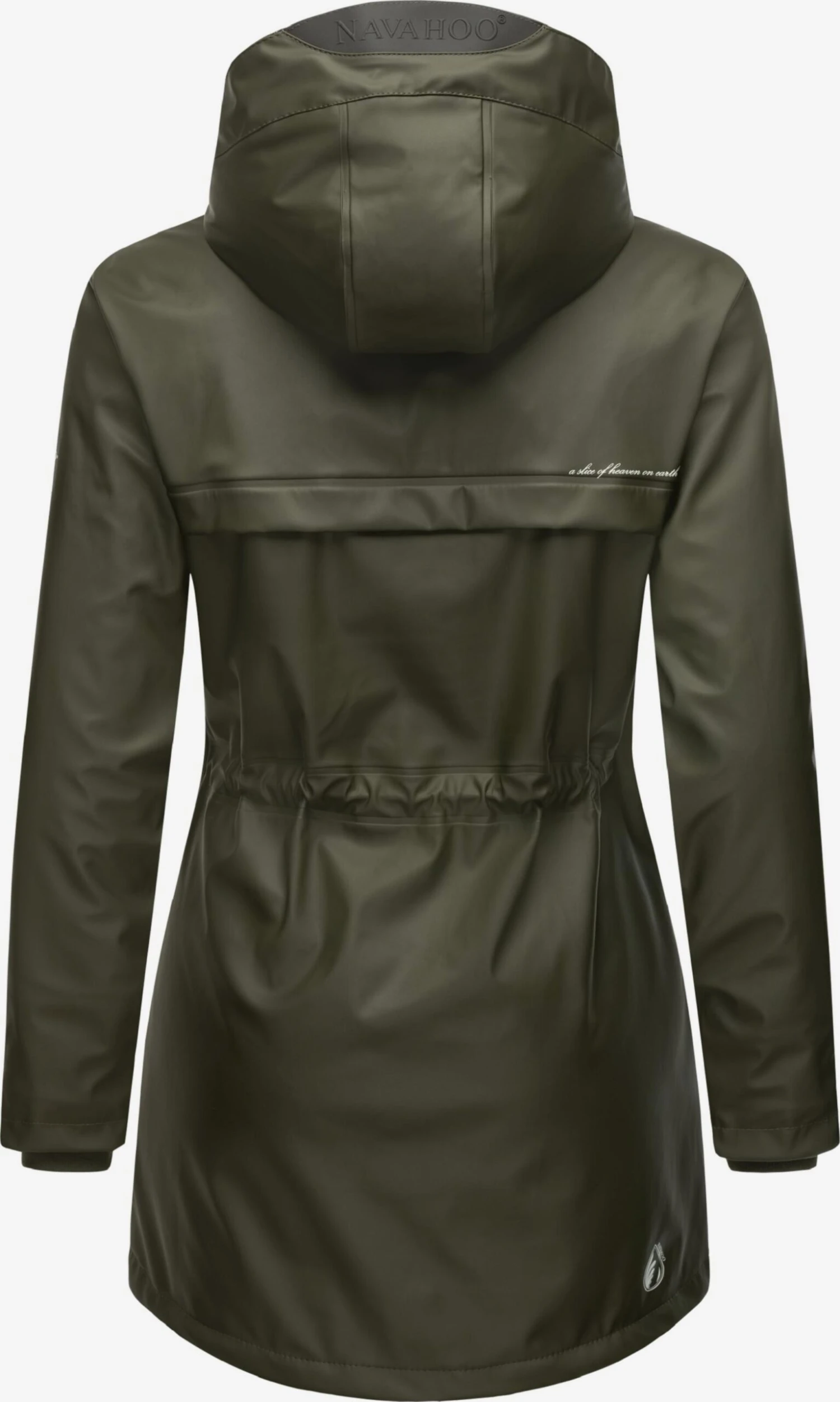 Navahoo Manteaux De Pluie Manteau Mi-saison Rainy Forest Femme Olive 3 Navahoo Manteaux De Pluie Manteau Mi-saison Rainy Forest Femme Olive – Image 3