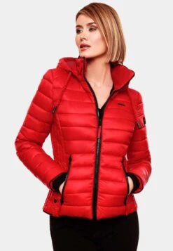 Navahoo Vestes De Mi-saison Veste Mi-saison Lulana Femme Rouge Néon -Navahoo e9b5d7951f32bb84510fb20f28c63b0d