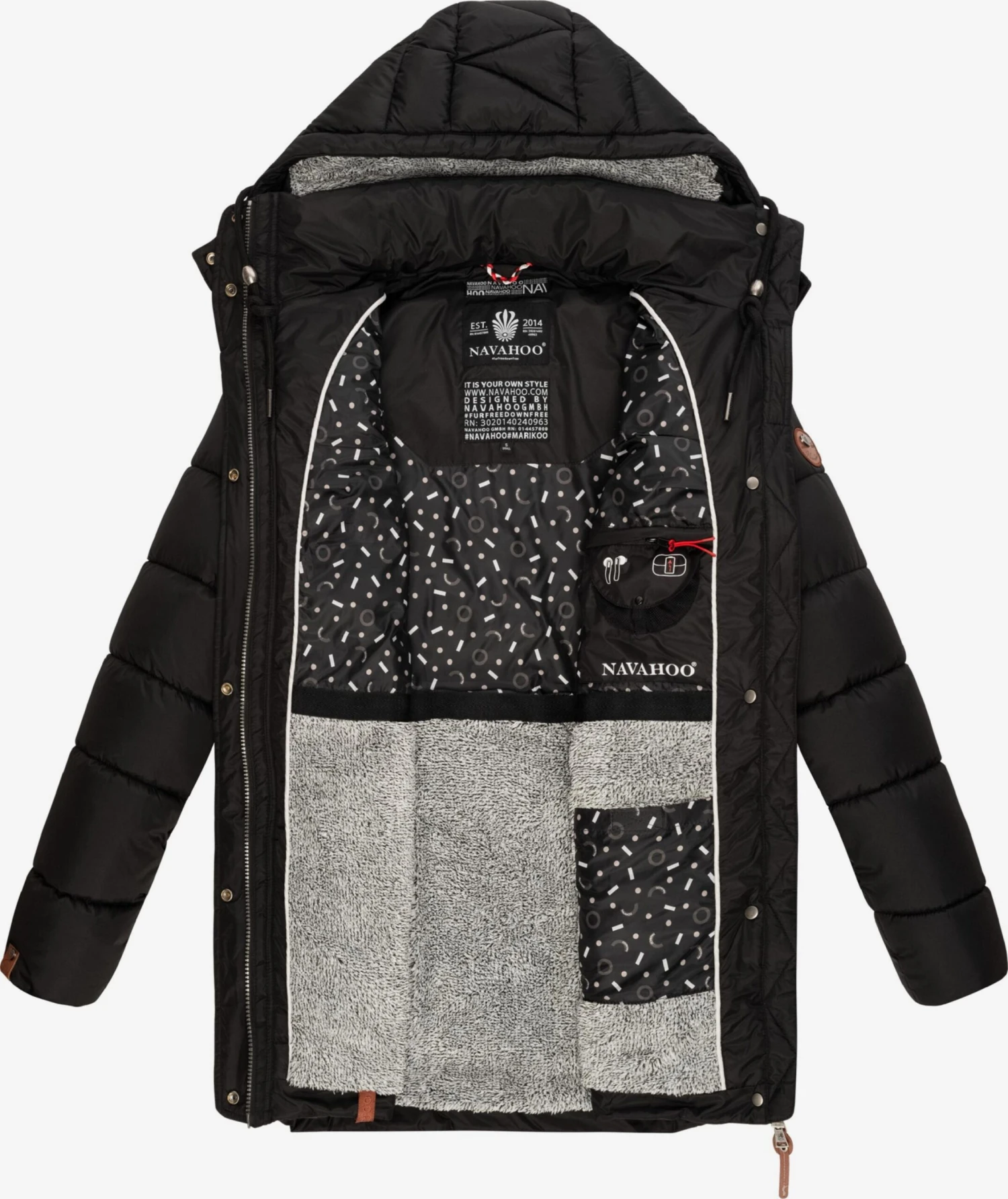 Navahoo Manteaux Dhiver Manteau D’hiver Dalie Femme Noir 5 Navahoo Manteaux Dhiver Manteau D’hiver Dalie Femme Noir – Image 5