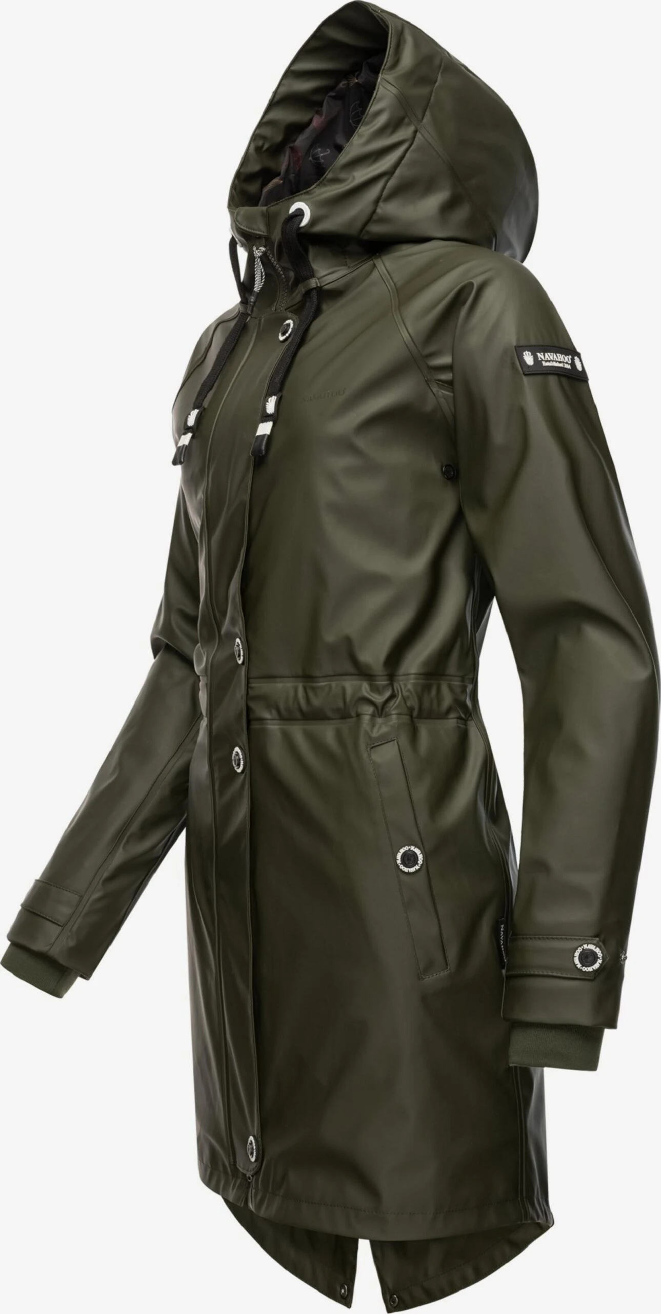 Navahoo Manteaux De Pluie Manteau Fonctionnel Rainy Flower Femme Kaki 2 Navahoo Manteaux De Pluie Manteau Fonctionnel Rainy Flower Femme Kaki – Image 2