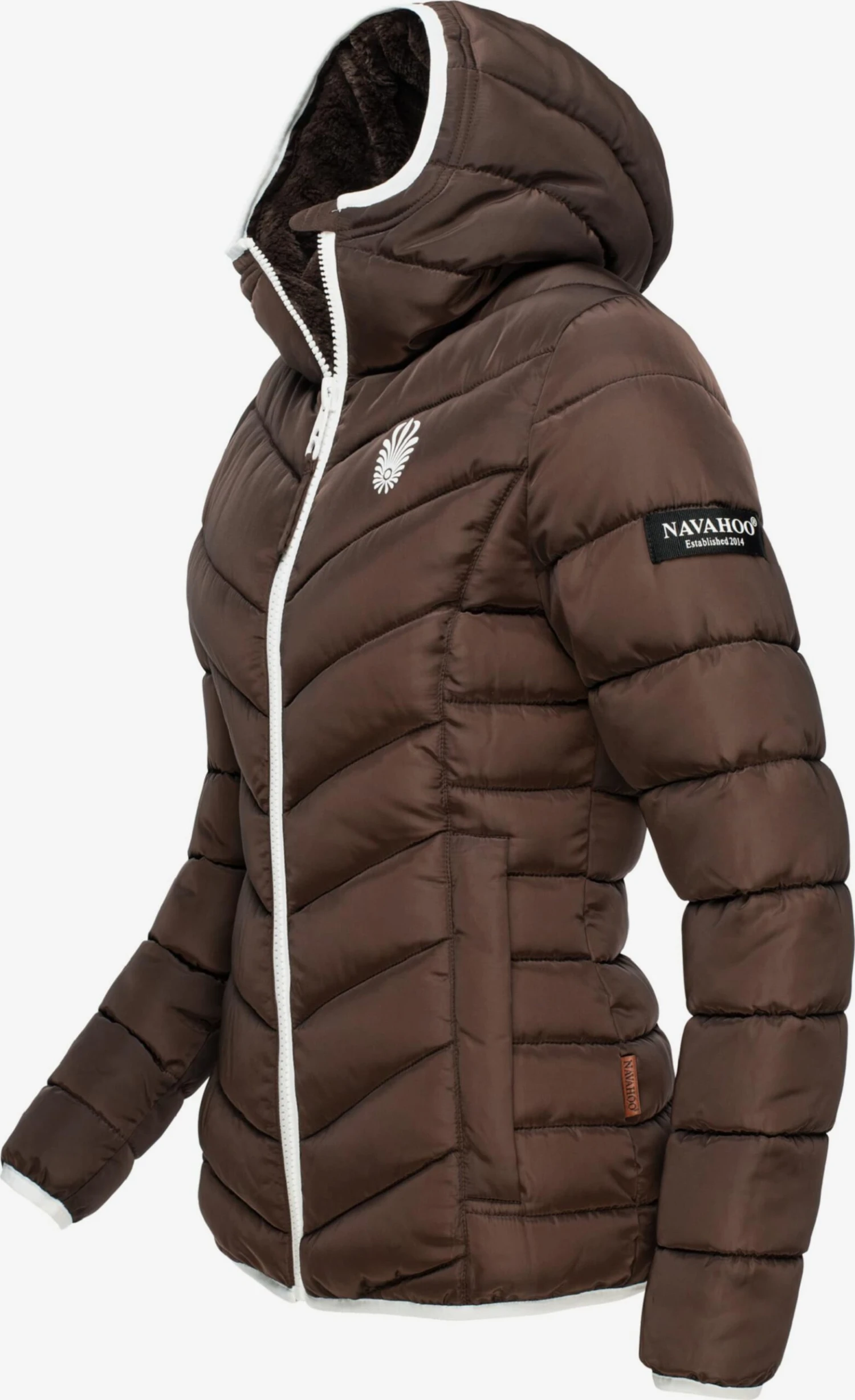 Navahoo Vestes De Mi-saison Veste Mi-saison Elva Femme Marron 2 Navahoo Vestes De Mi-saison Veste Mi-saison Elva Femme Marron – Image 2