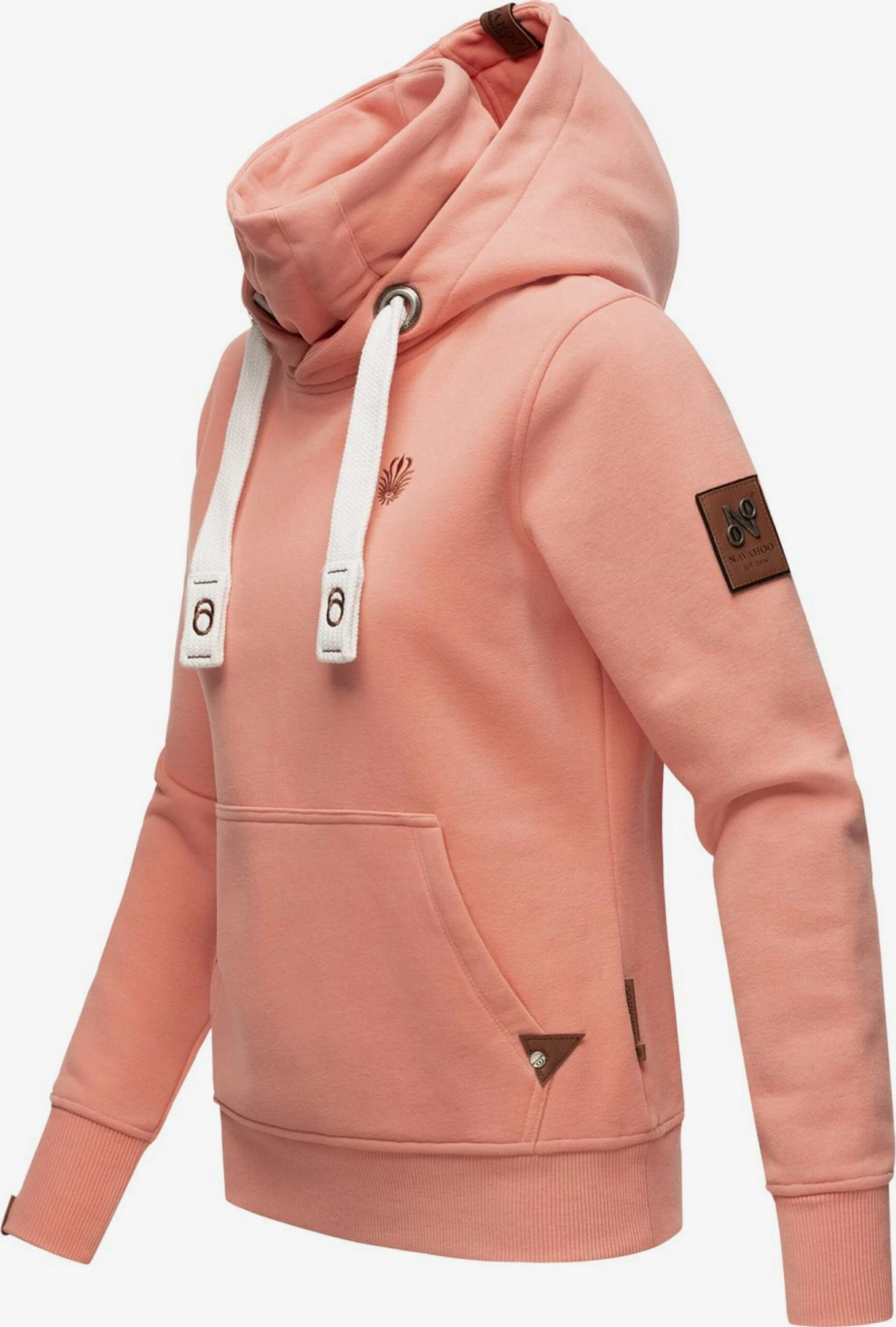 Navahoo Sweats à Capuche Sweat-shirt Raniaa Femme Abricot 3 Navahoo Sweats à Capuche Sweat-shirt Raniaa Femme Abricot – Image 3