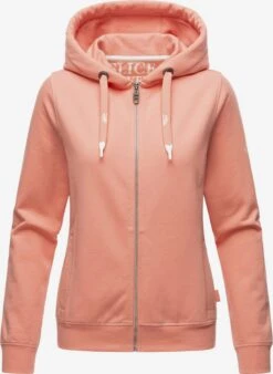 Navahoo Sweats Zippés Veste De Survêtement Engelshaar Femme Abricot