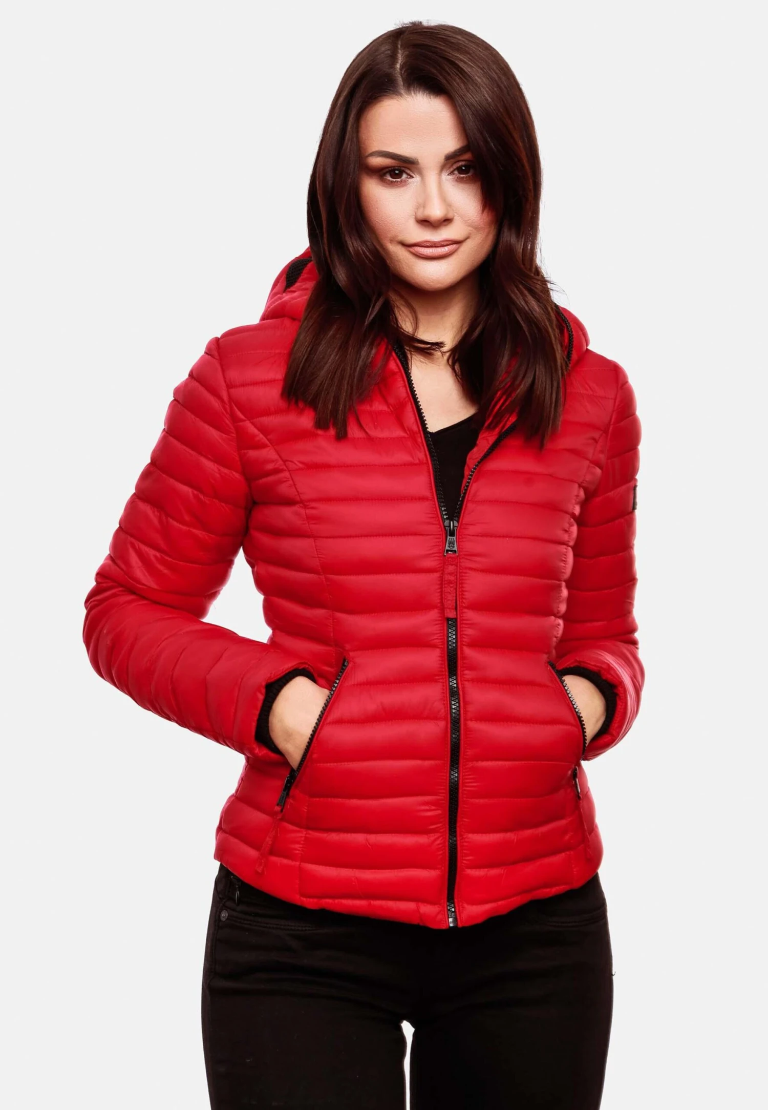 Navahoo Vestes De Mi-saison Veste Mi-saison Kimuk Femme Rouge 4 Navahoo Vestes De Mi-saison Veste Mi-saison Kimuk Femme Rouge – Image 4