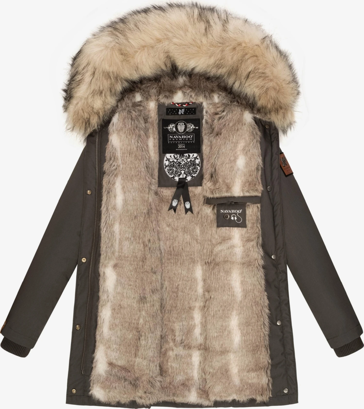 Navahoo Parkas Parka D’hiver Cristal Femme Kaki 4 Navahoo Parkas Parka D’hiver Cristal Femme Kaki – Image 4