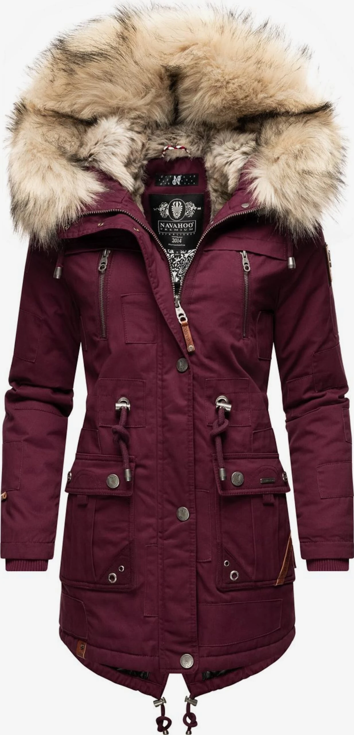 Navahoo Parkas Parka D’hiver Honigfee Femme Bordeaux 1 Navahoo Parkas Parka D’hiver Honigfee Femme Bordeaux
