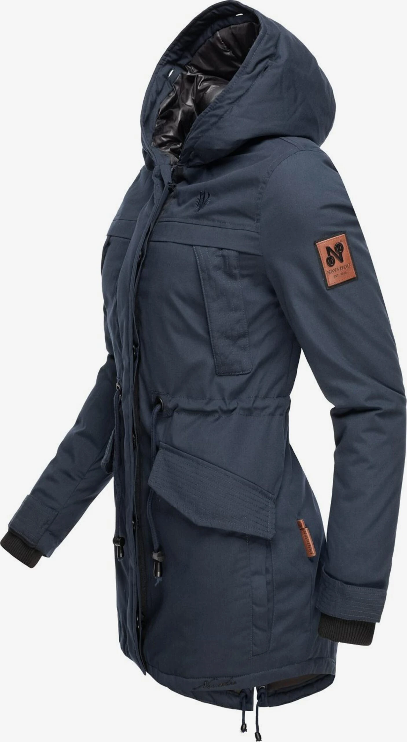 Navahoo Parkas Parka D’hiver Femme Bleu Foncé 4 Navahoo Parkas Parka D’hiver Femme Bleu Foncé – Image 4