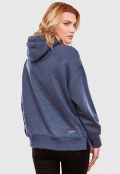 Navahoo Sweats à Capuche Sweat-shirt Goldfee Femme Bleu -Navahoo f5a02af90083a2311994d0fbf5b16d8d