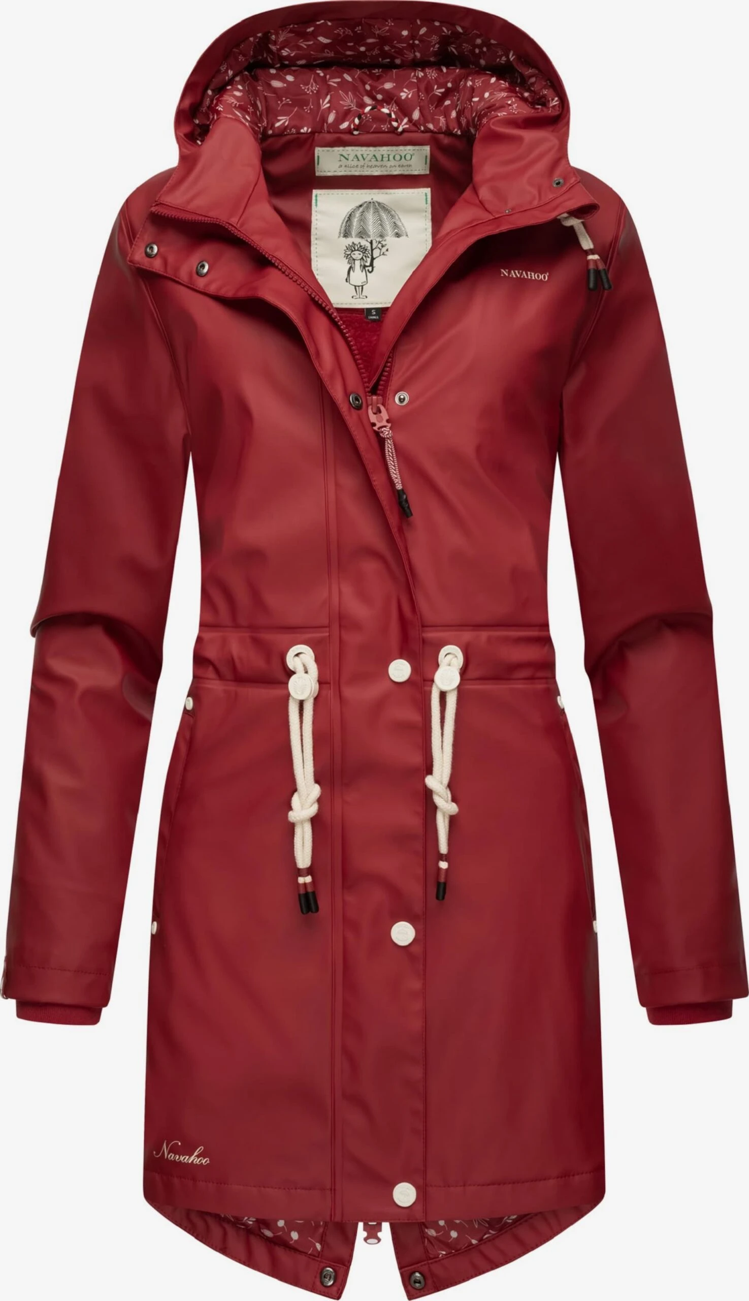 Navahoo Vestes Dextérieur Veste Fonctionnelle Flower Of Ocean Femme Rouge Sang 4 Navahoo Vestes Dextérieur Veste Fonctionnelle Flower Of Ocean Femme Rouge Sang – Image 4