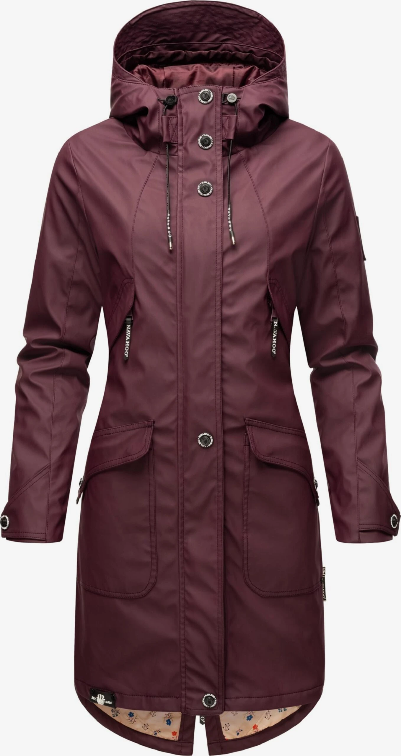 Navahoo Manteaux De Pluie Manteau Mi-saison Femme Bordeaux 1 Navahoo Manteaux De Pluie Manteau Mi-saison Femme Bordeaux