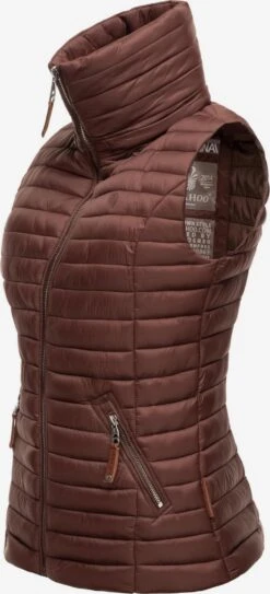 Navahoo Vestes Sans Manches Gilet Shadaa Femme Marron Châtaigne 7 Navahoo Vestes Sans Manches Gilet Shadaa Femme Marron Châtaigne -Navahoo faf89f310465f0d2cbbedc02bad2ce30