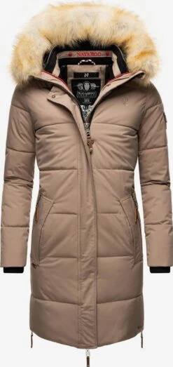 Navahoo Manteaux Dhiver Manteau D’hiver Halina Femme Taupe