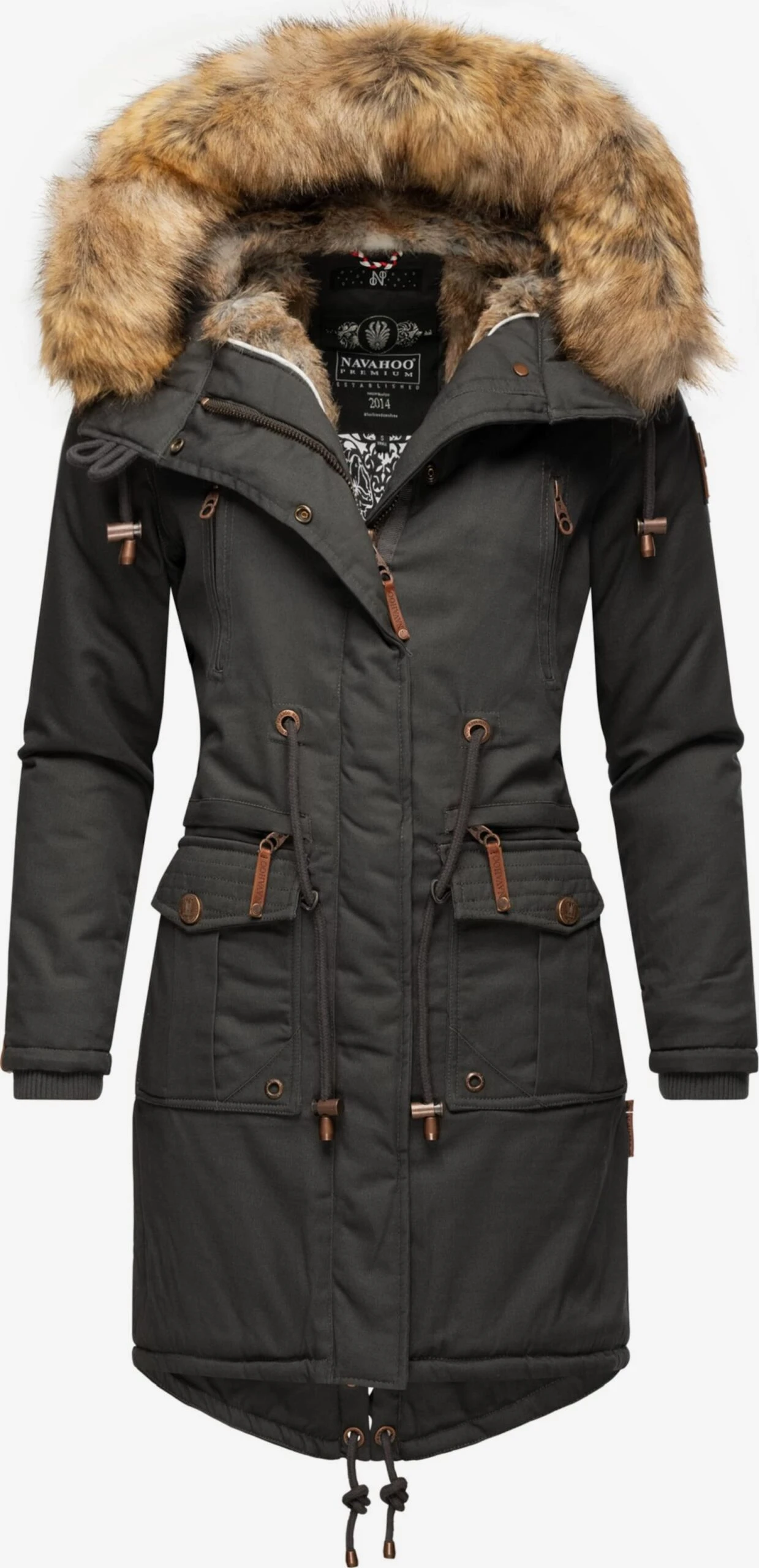 Navahoo Parkas Parka D’hiver Rosinchen Femme Marron 1 Navahoo Parkas Parka D’hiver Rosinchen Femme Marron